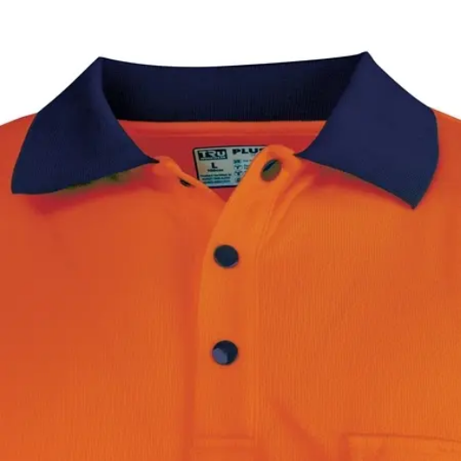 Picture of Tru Workwear, S/S Two Tone Hi-Vis Polo Shirt